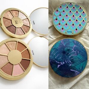 TWO RARE Discontinued Pallettes Tarte & Rainforest of the Sea Eyeshadow Palette